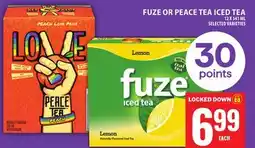 Food Basics FUZE OR PEACE TEA ICED TEA offer