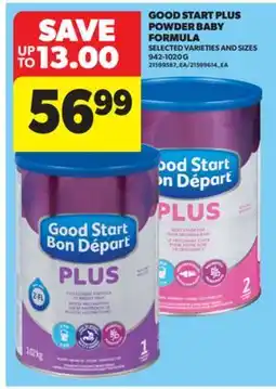 Real Canadian Superstore GOOD START PLUS POWDER BABY FORMULA, 942-1020 G offer