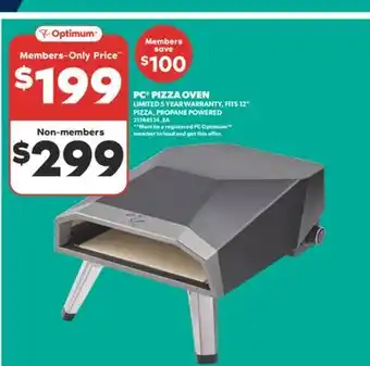 Real Canadian Superstore PC PIZZA OVEN offer