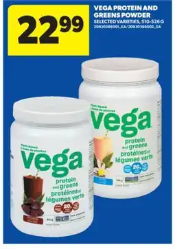 Real Canadian Superstore VEGA PROTEIN AND GREENS POWDER, 510-526 G offer