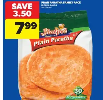 Real Canadian Superstore PRAN PARATHA FAMILY PACK, 2400 G offer