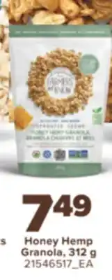 Real Canadian Superstore HONEY HEMP GRANOLA, 312 G offer