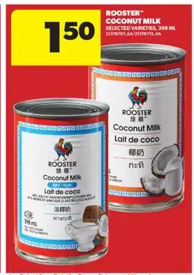 Real Canadian Superstore ROOSTER COCONUT MILK, 398 ML offer