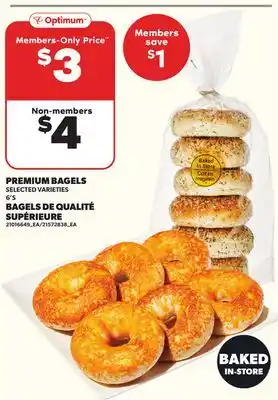 Independent Grocer PREMIUM BAGELS, 6'S offer