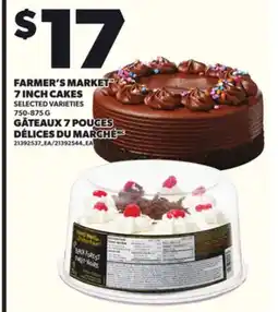 Independent Grocer FARMER'S MARKET 7 INCH CAKES, 750-875 G offer