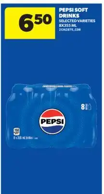 Real Canadian Superstore PEPSI SOFT DRINKS, 8X355 ML offer