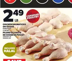 Independent Grocer CHICKEN DRUMSTICKS OR THIGHS offer