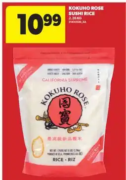 Real Canadian Superstore KOKUHO ROSE SUSHI RICE, 2.26 KG offer