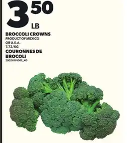 Independent Grocer BROCCOLI CROWNS offer