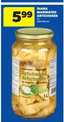 Real Canadian Superstore DIANA MARINATED ARTICHOKES, 1 L offer