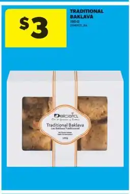 Real Canadian Superstore TRADITIONAL BAKLAVA, 160 G offer