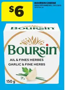 Real Canadian Superstore BOURSIN CHEESE, 130-220 G offer