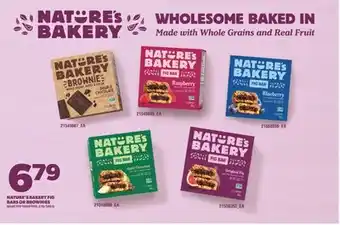 Real Canadian Superstore NATURE'S BAKERY FIG BARS OR BROWNIES, 270/340 G offer