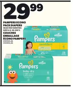 Independent Grocer PAMPERS ECONO PACK DIAPERS, 58-200'S offer