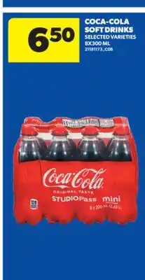 Real Canadian Superstore COCA-COLA SOFT DRINKS, 8X300 ML offer