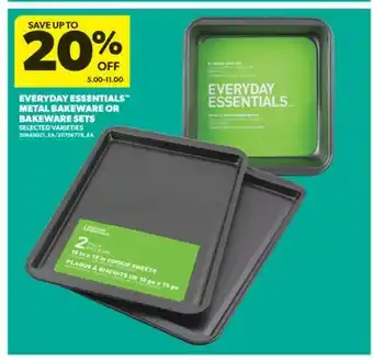 Real Canadian Superstore EVERYDAY ESSENTIALS METAL BAKEWARE OR BAKEWARE SETS offer