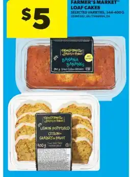 Real Canadian Superstore FARMER'S MARKET LOAF CAKES, 344-400 G offer