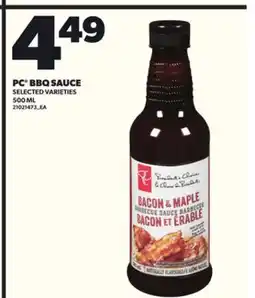 Independent Grocer PC BBQ SAUCE, 500 ML offer