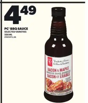 Independent Grocer PC BBQ SAUCE, 500 ML offer