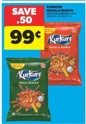 Real Canadian Superstore KURKURE MASALA MUNCH, 115 G offer