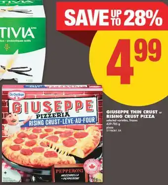 No Frills GIUSEPPE THIN CRUST or RISING CRUST PIZZA offer