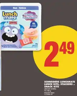 No Frills SCHNEIDERS LUNCHMATE LUNCH KITS, STACKERS or SNACK KITS, 75-120 g offer