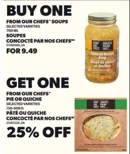 Independent Grocer FROM OUR CHEFS SOUPS, 700 ML offer