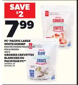 Independent Grocer PC PACIFIC LARGE WHITE SHRIMP, 31-40, 400 G offer