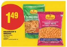 No Frills HALDIRAM'S SNACKS, 150/160 g offer