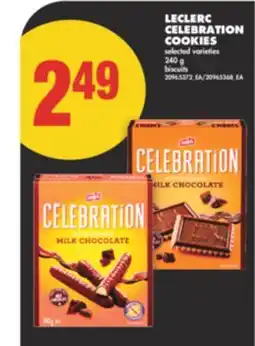 No Frills LECLERC CELEBRATION COOKIES, 240G offer