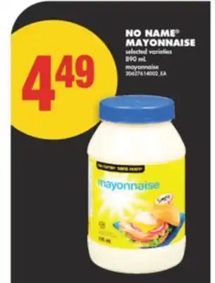 No Frills NO NAME MAYONNAISE, 890 mL offer