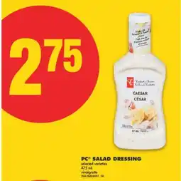 No Frills PC SALAD DRESSING, 475 mL offer