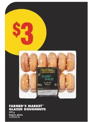 No Frills FARMER'S MARKET GLAZED DOUGHNUTS, 552 g offer