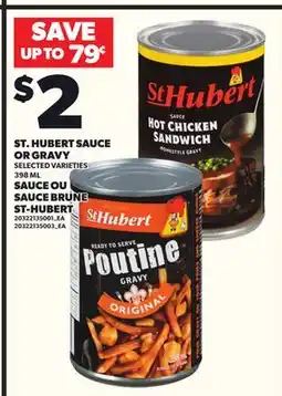 Independent Grocer ST. HUBERT SAUCE OR GRAVY offer