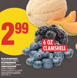 No Frills BLACKBERRIES, BLUEBERRIES or CANTALOUPE offer