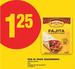 No Frills OLD EL PASO SEASONINGS, 24 G offer