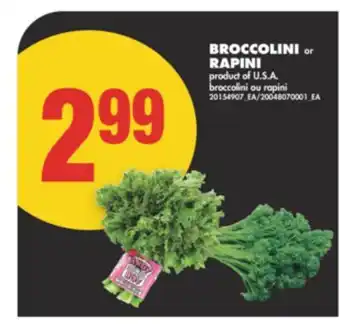 No Frills BROCCOLINI or RAPINI offer