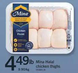 Fortinos MINA HALAL CHICKEN THIGHS offer