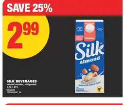 No Frills SILK BEVERAGES, 1.74-1.89 L offer