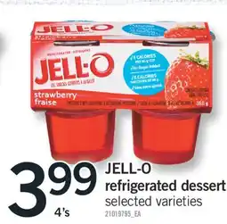 Fortinos JELL-O REFRIGERATED DESSERT 4's offer