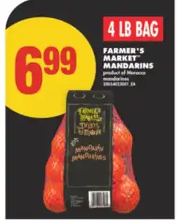 No Frills FARMER'S MARKET MANDARINS, 4 LB BAG offer