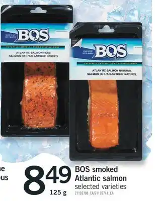 Fortinos BOS SMOKED ATLANTIC SALMON, 125 ML offer