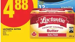 No Frills LACTANTIA BUTTER, 454 g offer