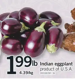 Fortinos INDIAN EGGPLANT offer