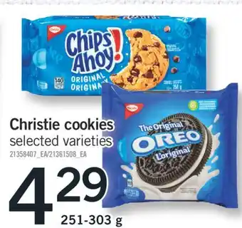 Fortinos CHRISTIE COOKIES, 251-303 g offer