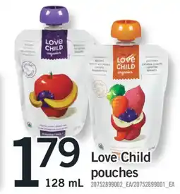 Fortinos LOVE CHILD POUCHES, 128 mL offer