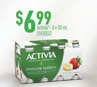 Fortinos ACTIVIA -8 X 93 ML offer