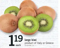 Fortinos LARGE KIWI offer