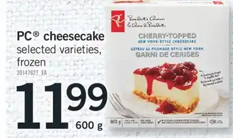 Fortinos PC CHEESECAKE, 600 g offer