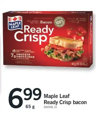 Fortinos MAPLE LEAF READY CRISP BACON, 65 g offer